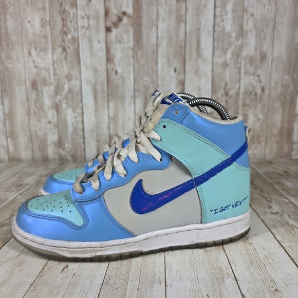 Nike Dunk High Top Sneakers‎ I Got Next Blue Athletic Shoes - Picture 2 of 8